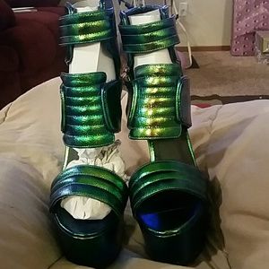 Brand new privileged high heel gladiator sandals