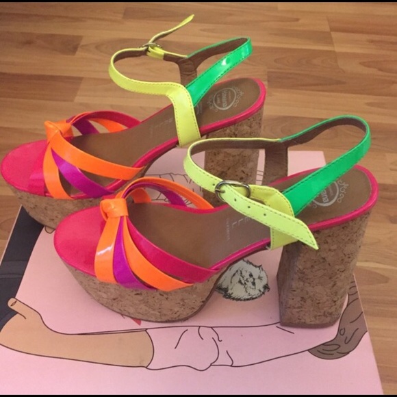 Jeffery Campbell Multicolored Heels - Picture 3 of 3