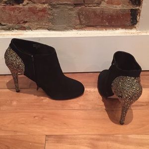 Sequined booties (price firm)