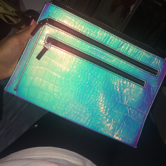 French connection MultiColored clutch