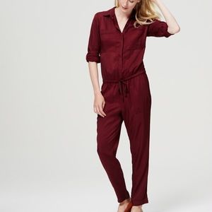 Loft fluid utility jumpsuit