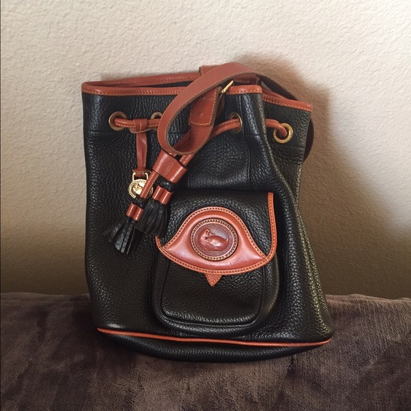 Vintage Dooney & Bourke Single Strap Bucket Bag