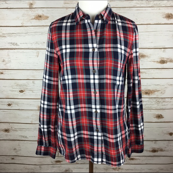 Madewell Tops - [Madewell] Plaid Flannel Buttondown Shirt XS