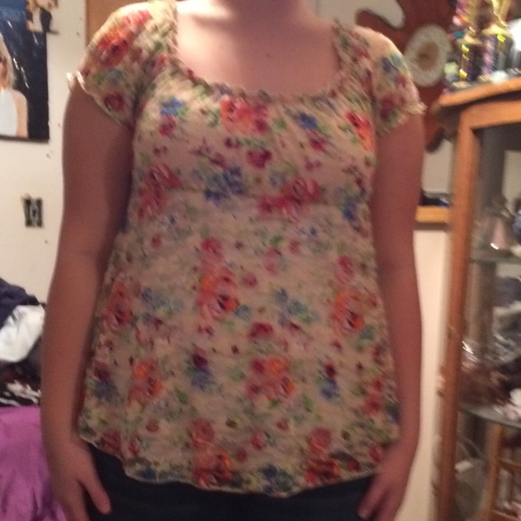 Floral Print Blouse