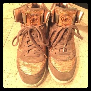 Michael Kors high top wedges