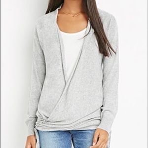 Forever 21 Open-trimmed Cardigan