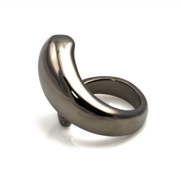 Consolidating listing✨Colette Malouf hematite ring - Picture 2 of 2