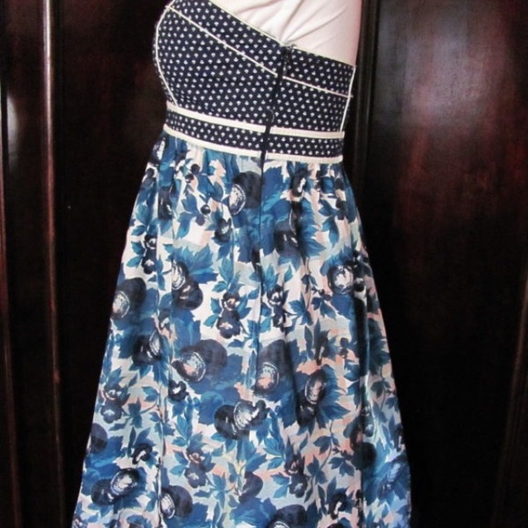 🎉📷HP📷🎉 Kimchi Blue mixed print strapless dress - Picture 2 of 4
