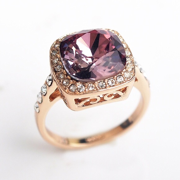 Beautiful Rose Gold Plated 18K