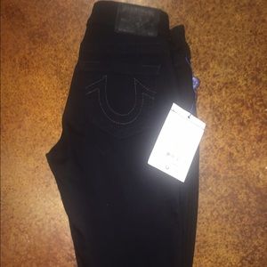 True Religion Black Legging