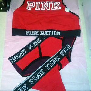 Pink set medium last size this color