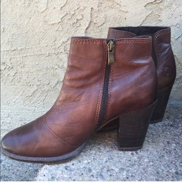 marco tozzi tan ankle boots