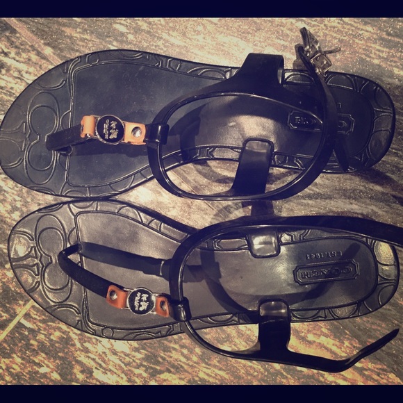 Jelly sandals by COACH