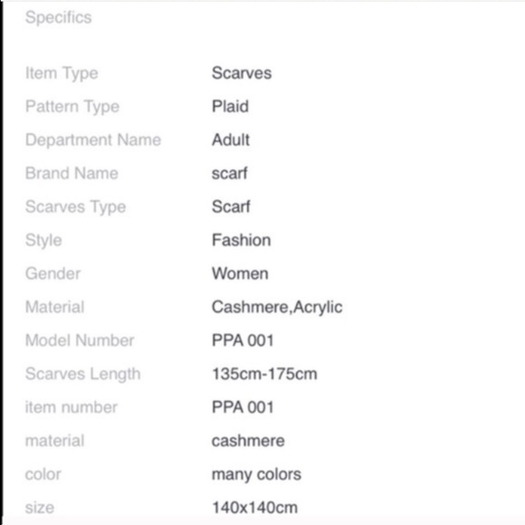 Blue Black Blanket Scarf - Picture 4 of 4