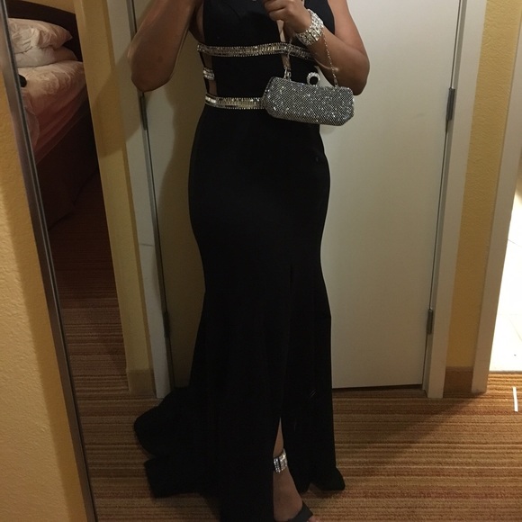 Sherri Hill Black Dress - Picture 4 of 4