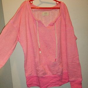 Pink sleeping sweater