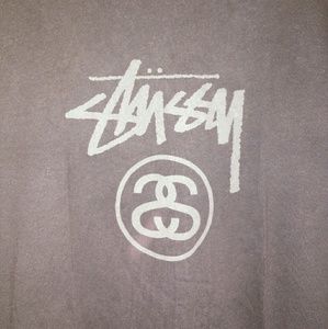 Stussy Black Logo T shirt