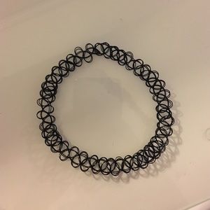 black topshop tattoo choker