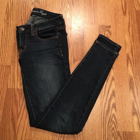 American Eagle Dark Wash Denim Jeans- Size 2