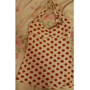 Wetseal Polka dot halter top