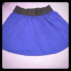 NWT Express royal blue full skater skirt