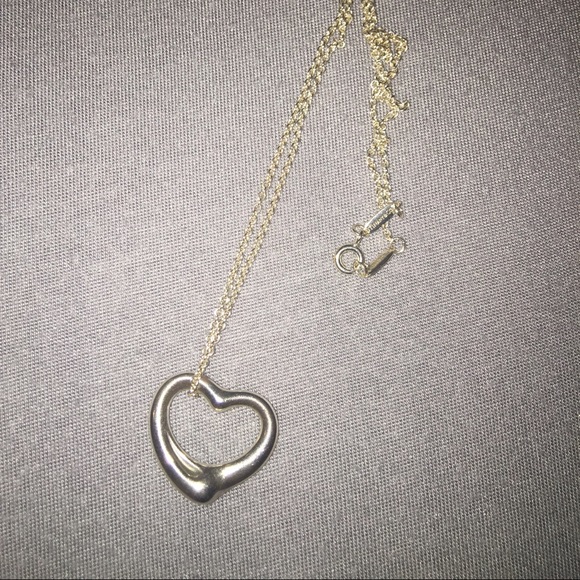 Tiffany open heart necklace - Picture 1 of 2