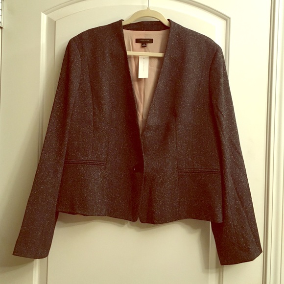 NWT Ann Taylor Charcoal Suit Jacket