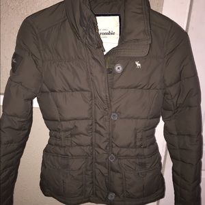 Abercrombie Military Green Jacket