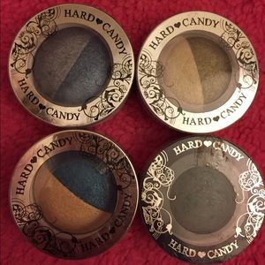 Lot of 4 Hard Candy baked duo eye shadows
