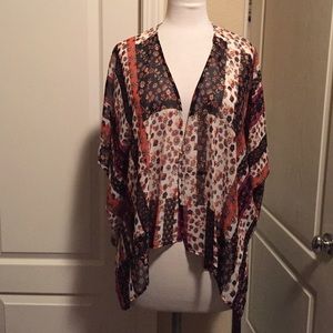 Fall floral kimono