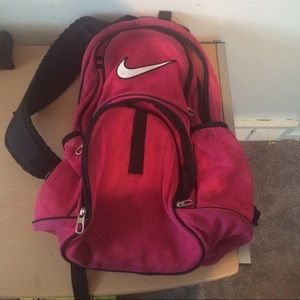 neon nike bookbag