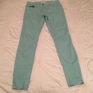 Mint Colored Jeans