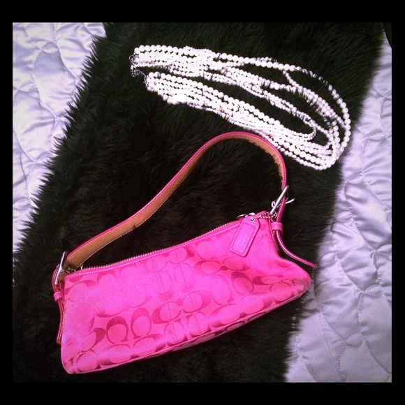 Genuine Hot Pink Coach Bag