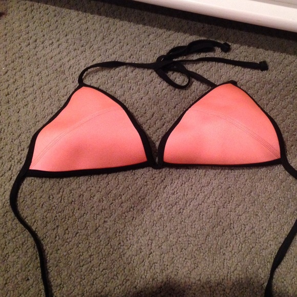 Neon orange authentic triangl bathingsuit top