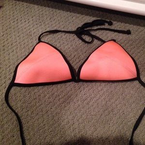 Neon orange authentic triangl bathingsuit top