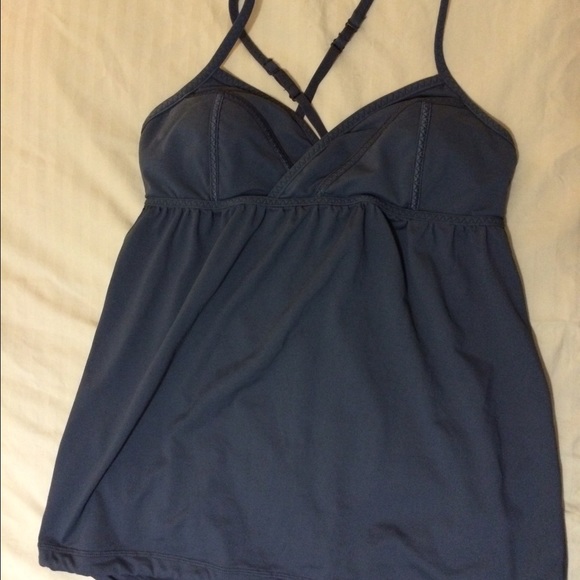 Lululemon grey tank gently used sz 8