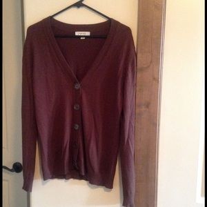 Brown cardigan
