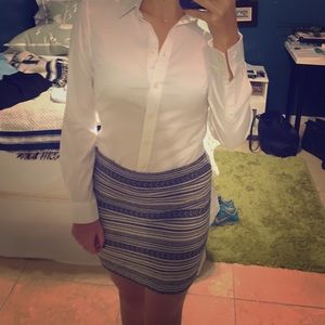 Banana Republic Non Iron White Button Up