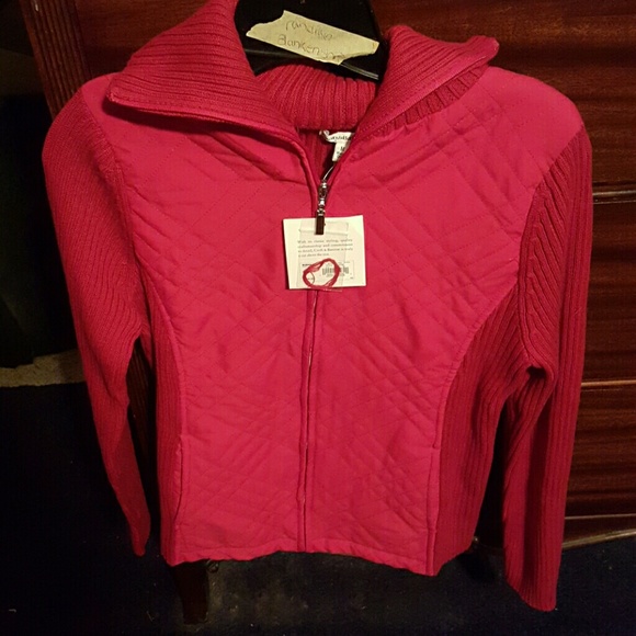 Red sweater new with tags