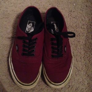 Maroon Vans