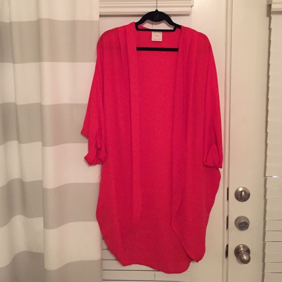 Nymphe Red Kimono Overlay