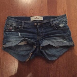 Hollister jean shorts