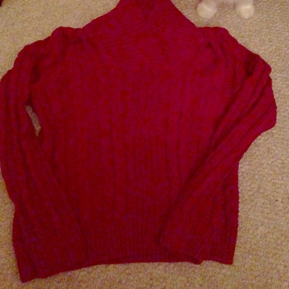 Jeanne Pierre red sweater