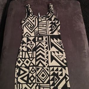 Geo print dress