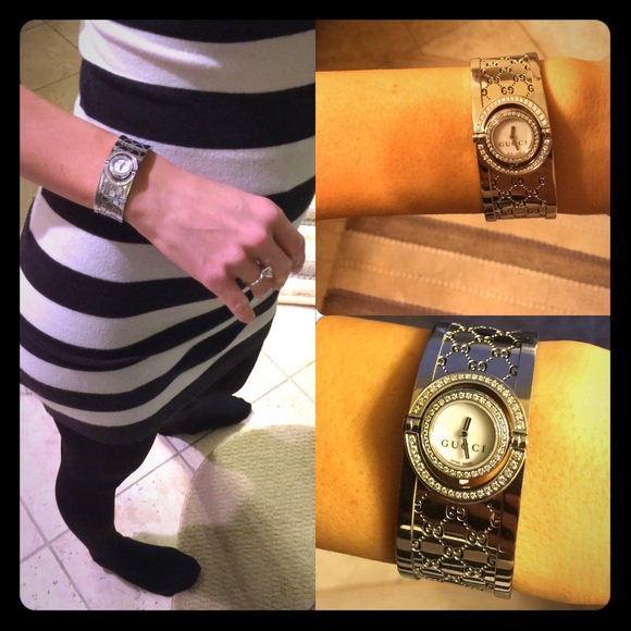 Gucci diamond watch.