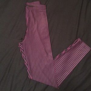 American Apparel Pinstripe Leggings