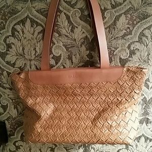Handmade leather bag from Italy