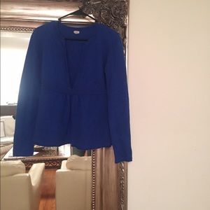 J Crew blue sweater