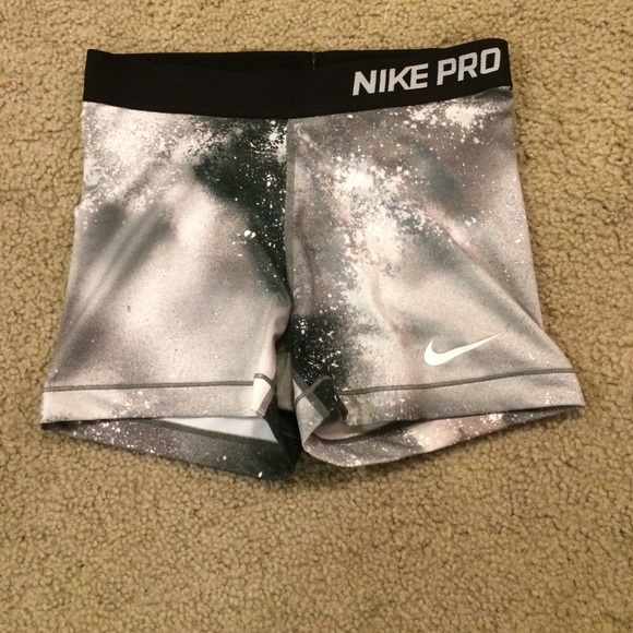 Nike Pants - Nike pro Galaxy shorts