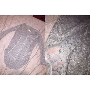 Grey Hollister top